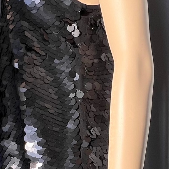 NWT Rebecca Minkoff Becky Sequin Mini Dress Black Size S - Picture 6 of 13